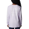 image:imageColumbia Womens North Cascades Back Graphic Long Sleeve TeePurple TintPdx Tested Tough Graphic