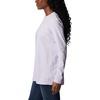 image:imageColumbia Womens North Cascades Back Graphic Long Sleeve TeePurple TintPdx Tested Tough Graphic