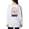 image:imageColumbia Womens North Cascades Back Graphic Long Sleeve TeeWhiteSun Trek Trails