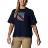 image:imageColumbia Womens North Cascades Graphic Short Sleeve TeeCollegiate NavyStarry Peaks Graphic