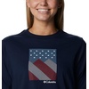 image:imageColumbia Womens North Cascades Graphic Short Sleeve TeeCollegiate NavyStarry Peaks Graphic