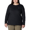 image:imageColumbia Womens North Cascades Long Sleeve TeeBlack  Gumdrop Gem Columbia