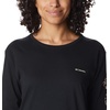 image:imageColumbia Womens North Cascades Long Sleeve TeeBlackCsc Branded Text Mountain Sleeve