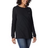 image:imageColumbia Womens North Cascades Long Sleeve TeeBlackCsc Branded Text Mountain Sleeve