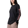 image:imageColumbia Womens North Cascades Long Sleeve TeeBlackCsc Sleeve Logo