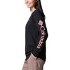 image:imageColumbia Womens North Cascades Long Sleeve TeeBlackCsc Sleeve Logo