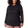 image:imageColumbia Womens North Cascades Long Sleeve TeeBlackCsc Sleeve Logo