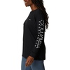 image:imageColumbia Womens North Cascades Long Sleeve TeeBlackCsc Stencil Sleeve