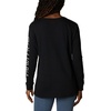 image:imageColumbia Womens North Cascades Long Sleeve TeeBlackCsc Stencil Sleeve