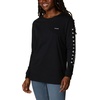 image:imageColumbia Womens North Cascades Long Sleeve TeeBlackCsc Stencil Sleeve