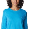 image:imageColumbia Womens North Cascades Long Sleeve TeeBlue ChillCsc Stencil Sleeve