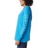 image:imageColumbia Womens North Cascades Long Sleeve TeeBlue ChillCsc Stencil Sleeve