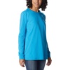 image:imageColumbia Womens North Cascades Long Sleeve TeeBlue ChillCsc Stencil Sleeve