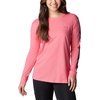 image:imageColumbia Womens North Cascades Long Sleeve TeeCamellia Rose  Nocturnal Gem Columbia