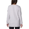 image:imageColumbia Womens North Cascades Long Sleeve TeeColm Grey HthrCsc Sleeve Logo Omblur