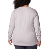 image:imageColumbia Womens North Cascades Long Sleeve TeeColm Grey HthrCsc Sleeve Logo Omblur