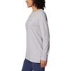 image:imageColumbia Womens North Cascades Long Sleeve TeeColumbia Grey HeatherLinear Drifts