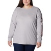 image:imageColumbia Womens North Cascades Long Sleeve TeeColumbia Grey Hthr  Csc Branded Buffalo