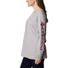 image:imageColumbia Womens North Cascades Long Sleeve TeeColumbia Grey Hthr  Csc Branded Buffalo
