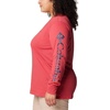 image:imageColumbia Womens North Cascades Long Sleeve TeeDaredevilCsc Sleeve Logo Omblur