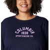 image:imageColumbia Womens North Cascades Long Sleeve TeeDark Nocturnal  Gumdrop College Life