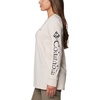 image:imageColumbia Womens North Cascades Long Sleeve TeeDark StoneCsc Sleeve Logo Omblur
