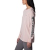 image:imageColumbia Womens North Cascades Long Sleeve TeeDusty Pink  Night Wave Gem Columbia