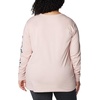 image:imageColumbia Womens North Cascades Long Sleeve TeeDusty Pink  Night Wave Gem Columbia