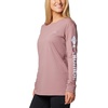 image:imageColumbia Womens North Cascades Long Sleeve TeeFigCsc Sleeve Logo