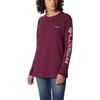 image:imageColumbia Womens North Cascades Long Sleeve TeeMarionberryCsc Branded Solarize Sleeve