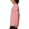 image:imageColumbia Womens North Cascades Long Sleeve TeePink AgaveCsc Sleeve Logo