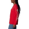 image:imageColumbia Womens North Cascades Long Sleeve TeeRed LilyCsc Branded Buffalo Sleeve