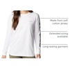 image:imageColumbia Womens North Cascades Long Sleeve TeeWhite  Gem Columbia