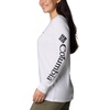image:imageColumbia Womens North Cascades Long Sleeve TeeWhiteCsc Sleeve Logo