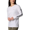 image:imageColumbia Womens North Cascades Long Sleeve TeeWhiteCsc Sleeve Logo