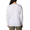 image:imageColumbia Womens North Cascades Long Sleeve TeeWhiteCsc Sleeve Logo