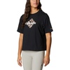 image:imageColumbia Womens North Cascades Relaxed TeeBlackCentered Gem Textured Mountain