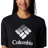 image:imageColumbia Womens North Cascades Relaxed TeeBlackCsc Stacked Gradient Graphic