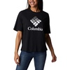 image:imageColumbia Womens North Cascades Relaxed TeeBlackCsc Stacked Gradient Graphic