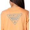 image:imageColumbia Womens North Cascades Relaxed TeeBright Nectar  Tranq Teal Pfg Triangle