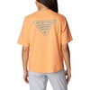 image:imageColumbia Womens North Cascades Relaxed TeeBright Nectar  Tranq Teal Pfg Triangle