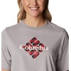 image:imageColumbia Womens North Cascades Relaxed TeeColumbia Grey HeatherCentered Gem Buffalo