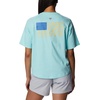 image:imageColumbia Womens North Cascades Relaxed TeeGulf StreamFish Friends Flag Graphic