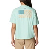 image:imageColumbia Womens North Cascades Relaxed TeeMint Cay  Tranq Teal Fish and Friends
