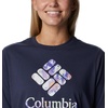 image:imageColumbia Womens North Cascades Relaxed TeeNocturnalCsc Stacked Impressions Grx