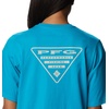 image:imageColumbia Womens North Cascades Relaxed TeeOcean TealPfg Triangle Graphic