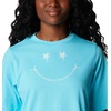 image:imageColumbia Womens North Cascades Relaxed TeeOpal Blue  White Grin