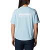 image:imageColumbia Womens North Cascades Relaxed TeeSpring BlueFramed Halftone Logo Grx