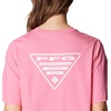 image:imageColumbia Womens North Cascades Relaxed TeeTropic Pink  White Pfg Triangle