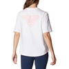 image:imageColumbia Womens North Cascades Relaxed TeeWhite  Sorbet Pfg Triangle
